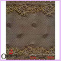 Classical Brown Designed African Lace for Garment